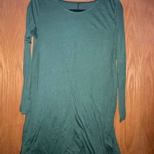 Green Long Sleeve Dress